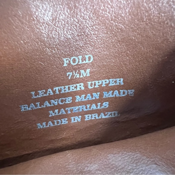 STEVE MADDEN Women's Fold Over Camel Leather Pull-On Heeled Boots 7.5 M - Picture 5 of 7